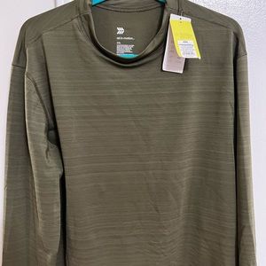 NWT Men’s All in Motion Olive Green Athletic Top